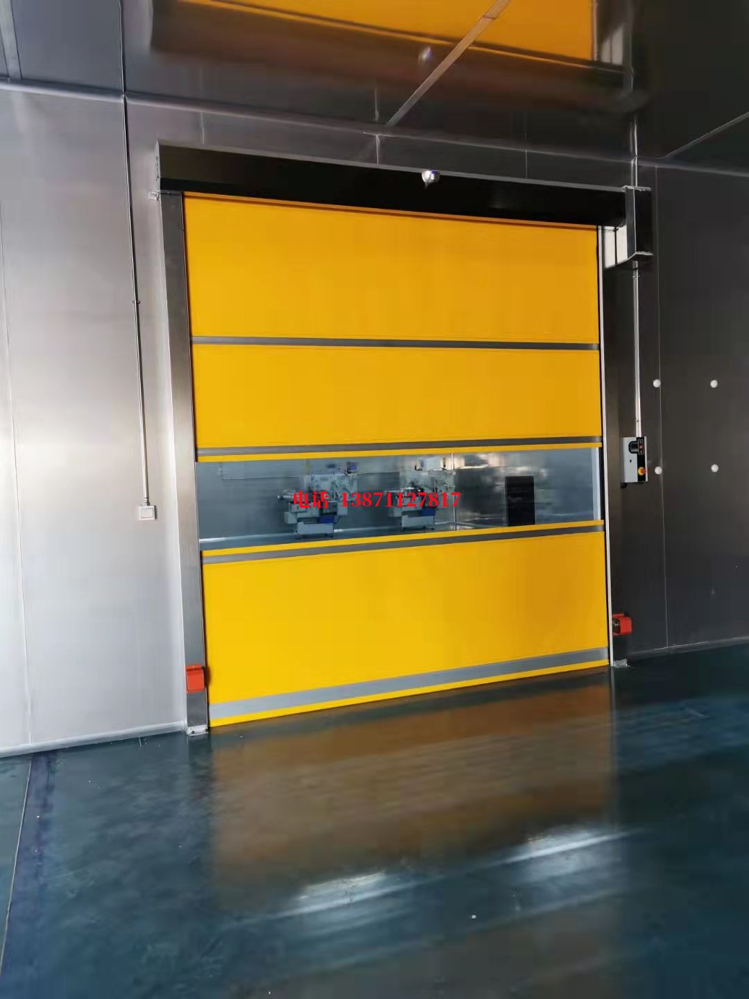 长沙防火平开密闭气压卷帘门